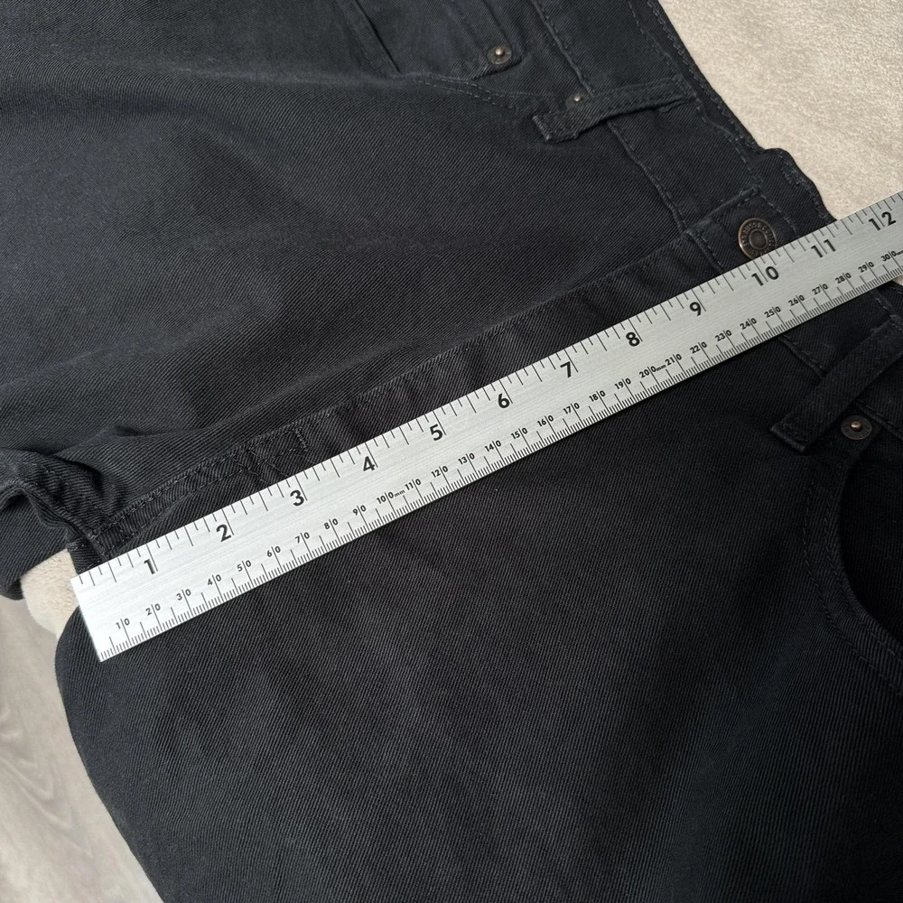 Levis 541 Jeans Mens 34x30 Black Tapered Athletic Fit Denim‎ Cotton Blend